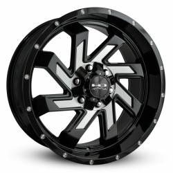 HD Wheels - HD Wheels Saw 20x9 6x5.5 6x135 0mm Gloss Black/Milled SA2090660MF - Image 1
