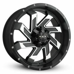 HD Wheels - HD Wheels Saw 20x9 6x5.5 6x135 0mm Satin Black/Machined SA2090660SBM - Image 1
