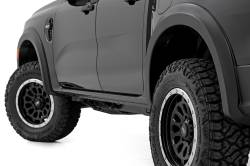 Rough Country Suspension Systems - Rough Country S-F12401 Sport Fender Flares Black for 24-26 Ford Ranger - Image 1