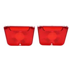 Trim Parts - Trim Parts A3041 1962-64 Chevy II & Nova Red Back Up Light Lens PAIR - Image 1