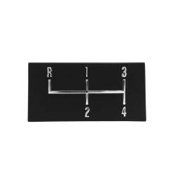 Trim Parts - Trim Parts 4580 68-72 Chevelle 4-Speed Console Shift Plate EACH - Image 1