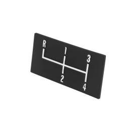Trim Parts - Trim Parts 4580 68-72 Chevelle 4-Speed Console Shift Plate EACH - Image 2