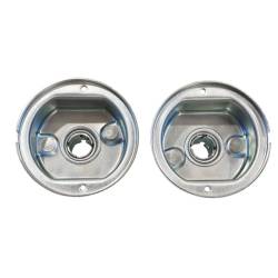 Trim Parts - Trim Parts 1401A 1957 Chevrolet Grille Bar Parking Light Housing PAIR - Image 1