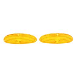Trim Parts - Trim Parts A1025A 1955 Full-Size Chevrolet Parking Light Lens Amber PAIR - Image 1