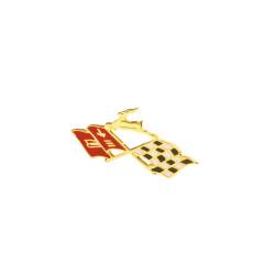 Trim Parts - Trim Parts 2045 1959 Impala Rear Quarter Gold X-Flags PAIR - Image 2