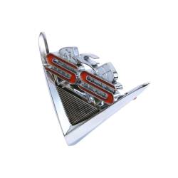 Trim Parts - Trim Parts 2126 1961 Impala Trunk Emblem "SS" EACH - Image 2