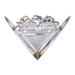 Trim Parts - Trim Parts 2126 1961 Impala Trunk Emblem "SS" EACH - Image 3