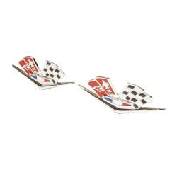 Trim Parts - Trim Parts 2160 1962-63 Full-Size Chevrolet Front Fender X-Flag 327/409 PAIR - Image 2