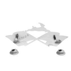 Trim Parts - Trim Parts 2197 1961-62 Full-Size Chevrolet Shift Plate Console X-Flag Impala EA - Image 3