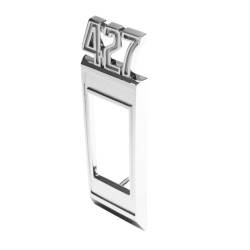 Trim Parts - Trim Parts 2878 1969 Full-Size Chevrolet Front Marker Light Bezel "427" PAIR - Image 2