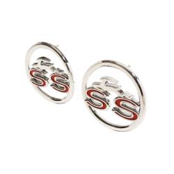 Trim Parts - Trim Parts 2252 1963 Impala SS Rear Quarter Emblem "SS" PAIR - Image 2