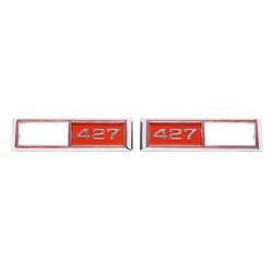Trim Parts - Trim Parts 4524A 1968 Chevelle Front Marker Light Bezel 427 PAIR - Image 1