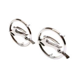 Trim Parts - Trim Parts 2350 1964 Impala Rear Quarter Emblem PAIR - Image 2