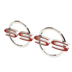 Trim Parts - Trim Parts 2360 1964 Full-Size Chevrolet Rear Quarter Panel "SS" Emblem PAIR - Image 2