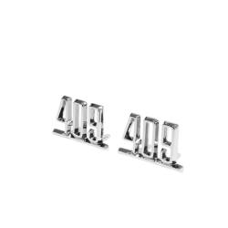 Trim Parts - Trim Parts 2426 1965 Full-Size Chevrolet Front Fender Emblem "409" PAIR - Image 2