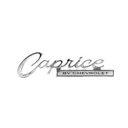 Trim Parts - Trim Parts 2571 1966 Caprice & Wagon Rear Emblem "Caprice By Chevrolet" EACH - Image 1