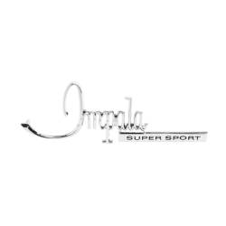Trim Parts - Trim Parts 2725 1968 Impala Rear Emblem "Impala Super Sport" EACH - Image 1