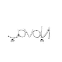 Trim Parts - Trim Parts 3048 1969-72 Nova Front Fender Emblem "Nova" Also Fits 1968 Rear PAIR - Image 3