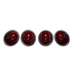 Trim Parts - Trim Parts 5309 1961-62 Corvette Rear Tail Light Assembly 4Pc - Image 1