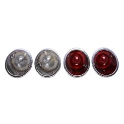 Trim Parts - Trim Parts 5357 1964-66 Corvette Tail Light/Back-Up Light Assembly 4Pc - Image 1