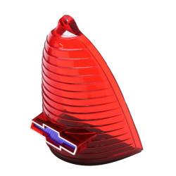 Trim Parts - Trim Parts A1020B Red Taillight Lens for 55 Chevy Full Size Cars - Image 2