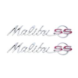 Trim Parts - Trim Parts 4010 1964 Chevelle "Malibu SS" Rear Quarter Emblem PAIR - Image 1