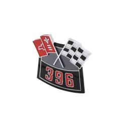 Trim Parts - Trim Parts 4209 1965 Chevelle Z-16 Air Cleaner Emblem Malibu SS "396" EACH - Image 2