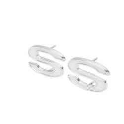 Trim Parts - Trim Parts 4620 1969 Full-Size Chevrolet Front Fender Emblem "SS" White PAIR - Image 2