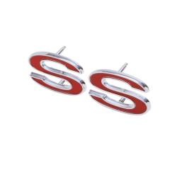 Trim Parts - Trim Parts 4620R 1969 Chevelle SS Front Fender Red "SS" Emblem PAIR - Image 2