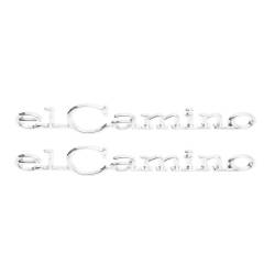 Trim Parts - Trim Parts 4850 68-69 El Camino Rear Quarter Emblem "El Camino" PAIR - Image 1