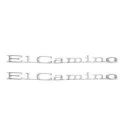 Trim Parts - Trim Parts 4875 1970 El Camino Front Fender Emblem "El Camino" PAIR - Image 1