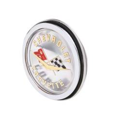 Trim Parts - Trim Parts 5087 1958-60 Corvette Front & 1958-61 Gold Rear Emblem Assembly EACH - Image 2