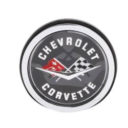 Trim Parts - Trim Parts 5087AS 1962 Corvette Rear Emblem Assembly Trimmed in Silver EACH - Image 1