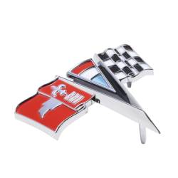 Trim Parts - Trim Parts 5216 1963-64 Corvette Front X-Flag EACH - Image 2