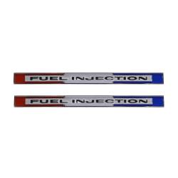 Trim Parts - Trim Parts 5225 1965 Corvette Front Fender Emblem "Fuel Injection" PAIR - Image 1