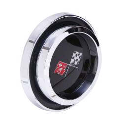 Trim Parts - Trim Parts 5953A 68-74 Corvette Finned Wheel Cover Emblem Assembly EACH - Image 2