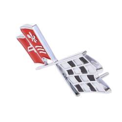 Trim Parts - Trim Parts 5955 68-72 Corvette Front X-Flag Emblem EACH - Image 2