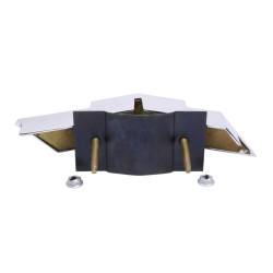 Trim Parts - Trim Parts 6765B 1969 Camaro Front Bow Tie Assembly Custom Black EACH - Image 3