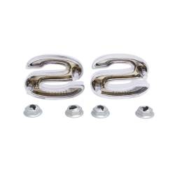Trim Parts - Trim Parts 6810 1969-72 Camaro Front Fender Emblem "SS" White PAIR - Image 3