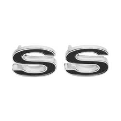 Trim Parts - Trim Parts 6811 1969-72 Camaro Front Fender Emblem "SS" Black PAIR - Image 1
