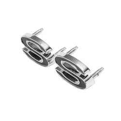 Trim Parts - Trim Parts 6811 1969-72 Camaro Front Fender Emblem "SS" Black PAIR - Image 2