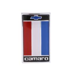 Trim Parts - Trim Parts 6843 1975-77 Camaro Front Header Panel Emblem Red White Blue EACH - Image 1