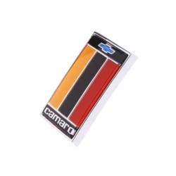 Trim Parts - Trim Parts 6844 1975-77 Camaro Front Header Panel Emblem Orange Black Red EACH - Image 2