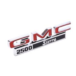 Trim Parts - Trim Parts 9833 71-72 GMC Truck Truck Front Fender Emblem "GMC 2500 Sierra" PAIR - Image 2