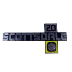 Trim Parts - Trim Parts 9909 1981-88 Chevrolet Scottsdale 20 Fender Emblems PAIR - Image 1