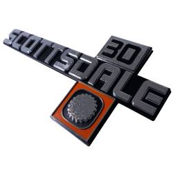 Trim Parts - Trim Parts 9910 1981-88 Chevrolet Scottsdale 30 Fender Emblems PAIR - Image 2