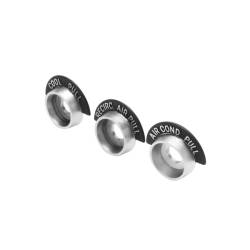 Trim Parts - Trim Parts 9330 1963-66 Chevy/GMC Truck Air Conditioning Control Bezels SET - Image 2