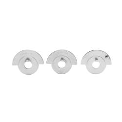 Trim Parts - Trim Parts 9330 1963-66 Chevy/GMC Truck Air Conditioning Control Bezels SET - Image 3