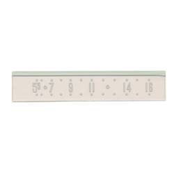 Trim Parts - Trim Parts 1230 1957 Full-Size Chevrolet Radio Lens Push Button & Wonderbar EACH - Image 1