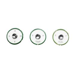 Trim Parts - Trim Parts 2099 1961-62 Full-Size Chevrolet Instrument Lens Set Wesclox 4Pc - Image 1
